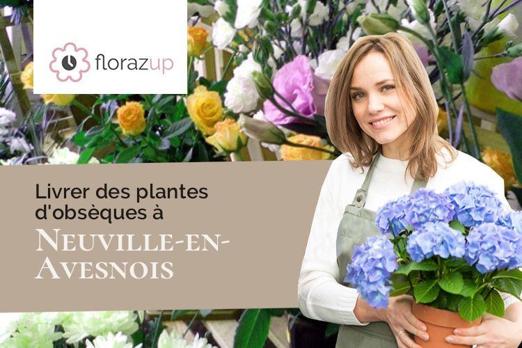 bouquets de fleurs pour une crémation à Neuville-en-Avesnois (Nord/59218)