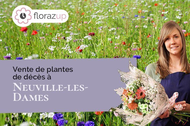 bouquets de fleurs pour des funérailles à Neuville-les-Dames (Ain/01400)