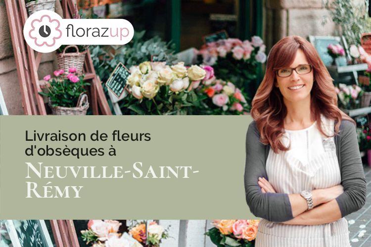 coupes de fleurs pour des obsèques à Neuville-Saint-Rémy (Nord/59554)