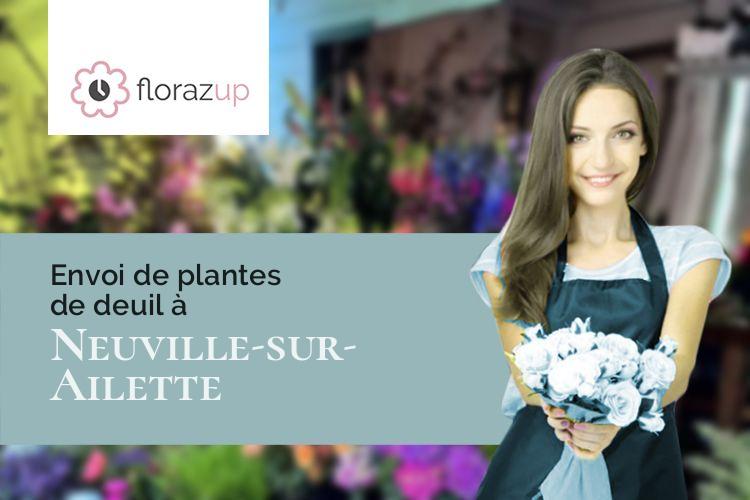 compositions de fleurs pour des funérailles à Neuville-sur-Ailette (Aisne/02860)