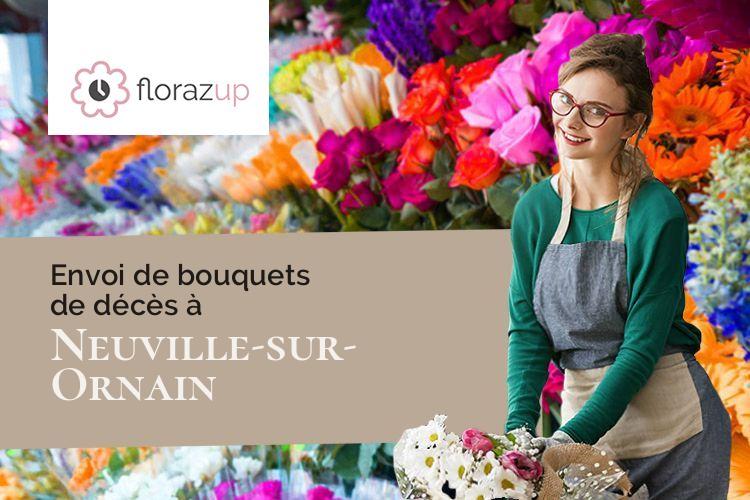 couronnes de fleurs pour une crémation à Neuville-sur-Ornain (Meuse/55800)