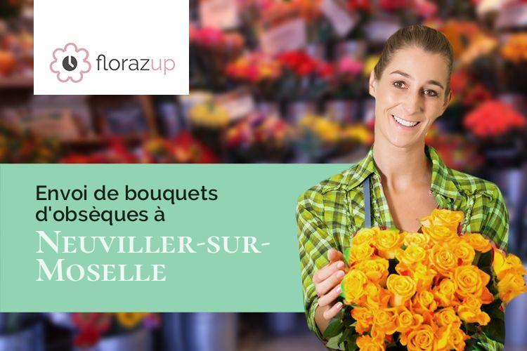 couronnes florales pour des obsèques à Neuviller-sur-Moselle (Meurthe-et-Moselle/54290)