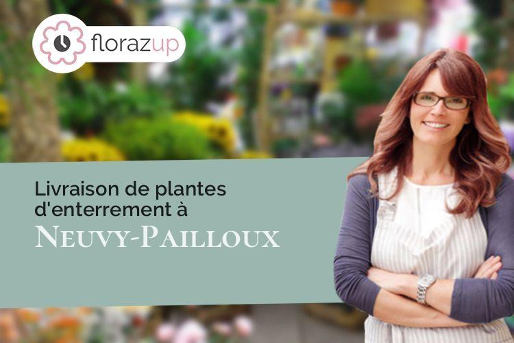 couronnes florales pour un décès à Neuvy-Pailloux (Indre/36100)