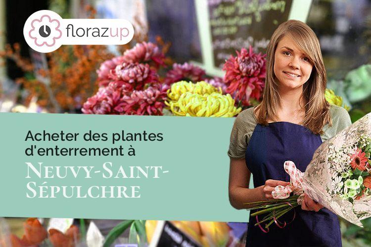 créations florales pour des funérailles à Neuvy-Saint-Sépulchre (Indre/36230)