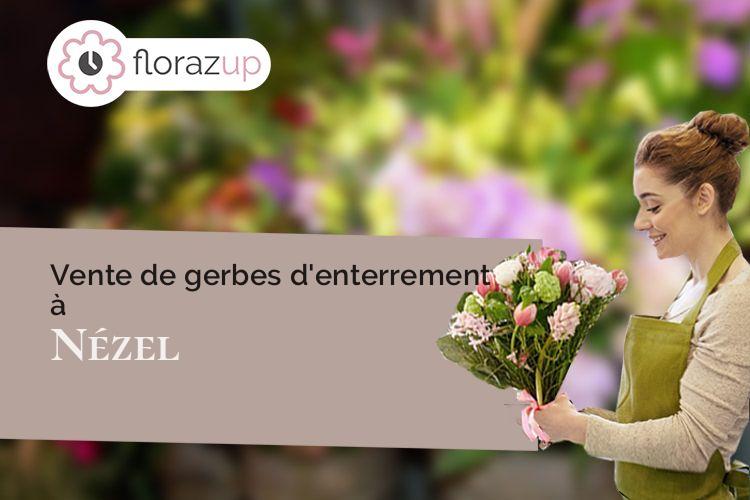créations florales pour un décès à Nézel (Yvelines/78410)