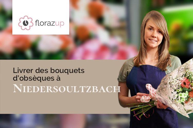 créations florales pour un enterrement à Niedersoultzbach (Bas-Rhin/67330)