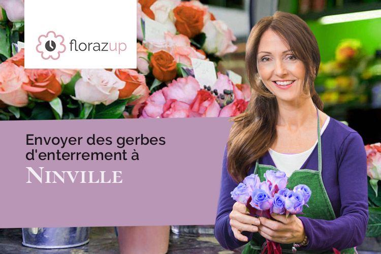 coupes de fleurs pour des funérailles à Ninville (Haute-Marne/52800)