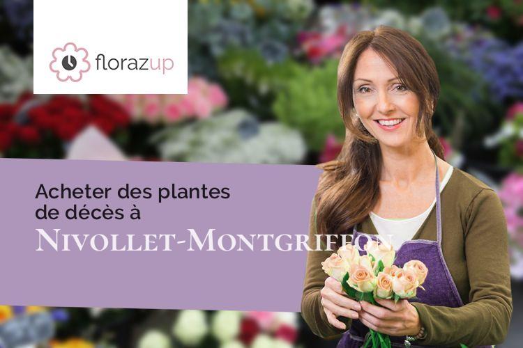 créations florales pour une crémation à Nivollet-Montgriffon (Ain/01230)