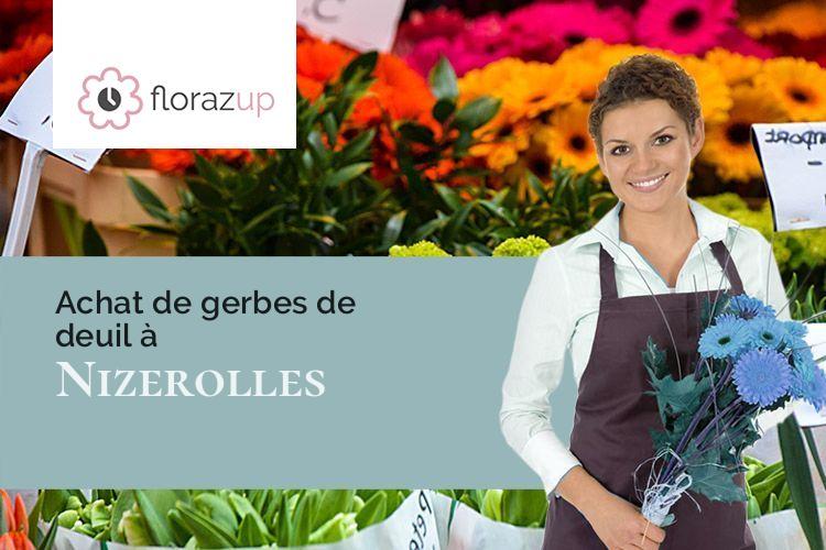 compositions de fleurs pour un décès à Nizerolles (Allier/03250)