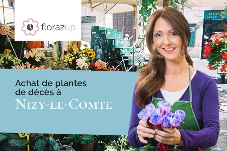 compositions florales pour une crémation à Nizy-le-Comte (Aisne/02150)