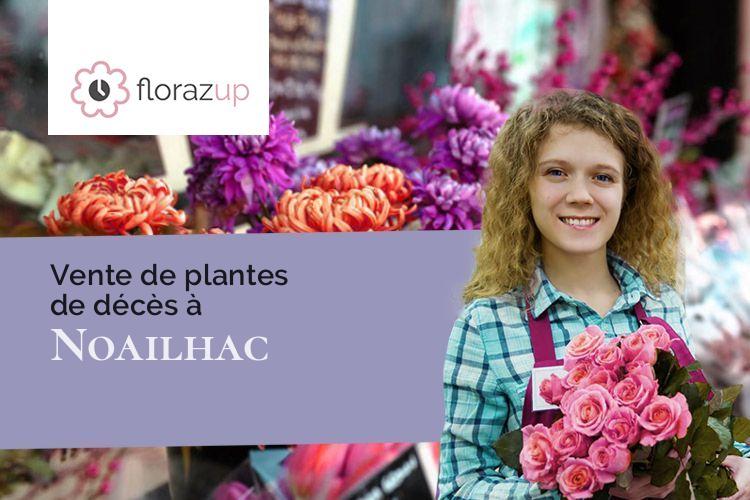 créations florales pour des funérailles à Noailhac (Tarn/81490)