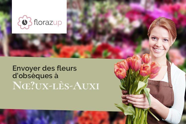 fleurs deuil pour un deuil à Nœ?ux-lès-Auxi (Pas-de-Calais/62390)