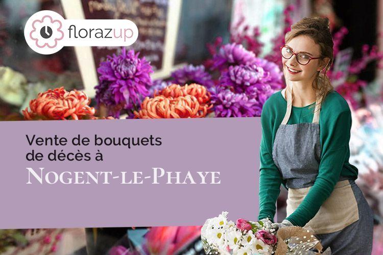 couronnes de fleurs pour des obsèques à Nogent-le-Phaye (Eure-et-Loir/28630)