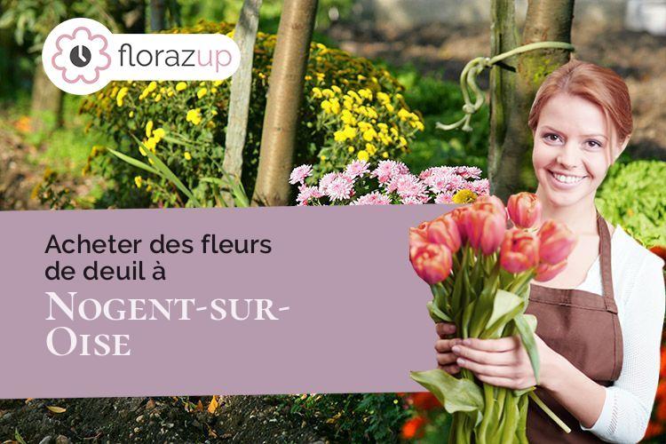 créations florales pour un deuil à Nogent-sur-Oise (Oise/60180)