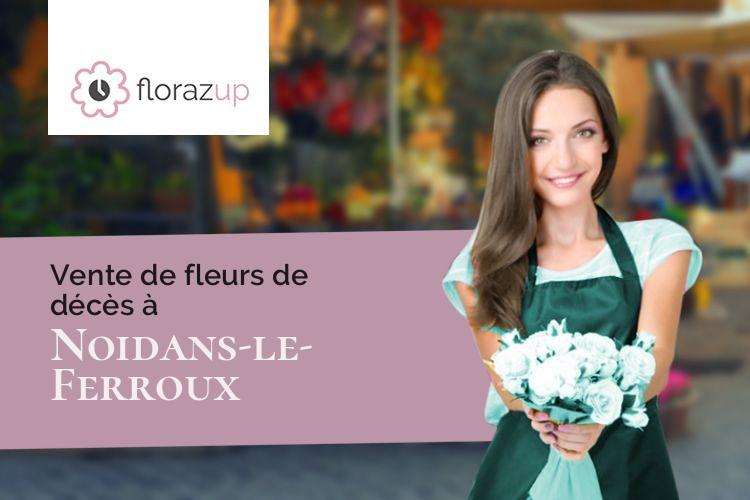 compositions de fleurs pour des obsèques à Noidans-le-Ferroux (Haute-Saône/70130)
