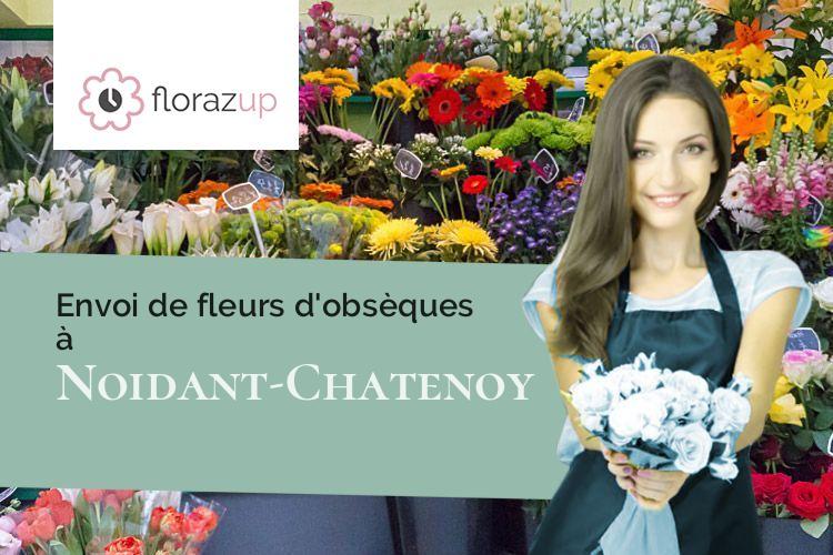 compositions de fleurs pour une crémation à Noidant-Chatenoy (Haute-Marne/52600)