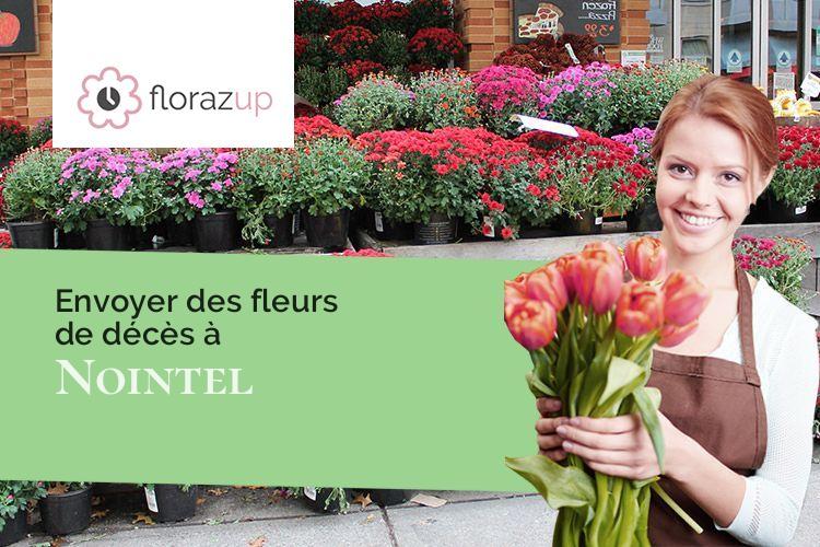 gerbes de fleurs pour un enterrement à Nointel (Val-d'Oise/95590)