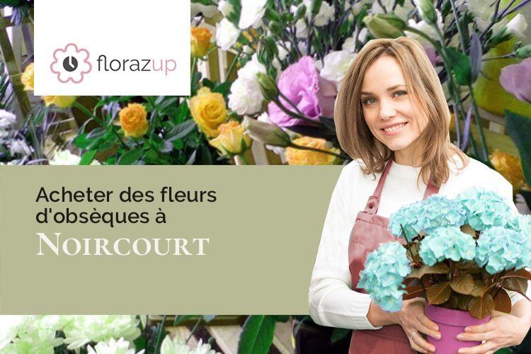 créations de fleurs pour des funérailles à Noircourt (Aisne/02340)