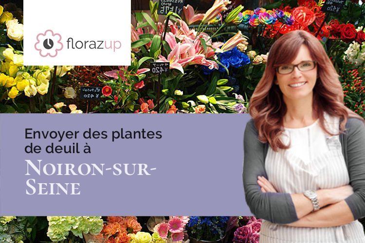 bouquets de fleurs pour un deuil à Noiron-sur-Seine (Côte-d'Or/21400)