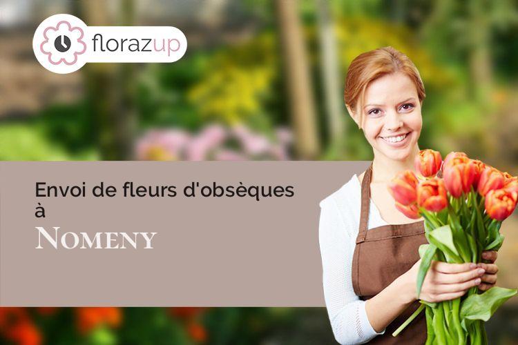 gerbes de fleurs pour des obsèques à Nomeny (Meurthe-et-Moselle/54610)