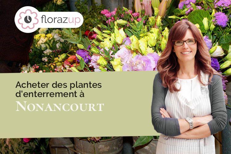 compositions de fleurs pour un enterrement à Nonancourt (Eure/27320)