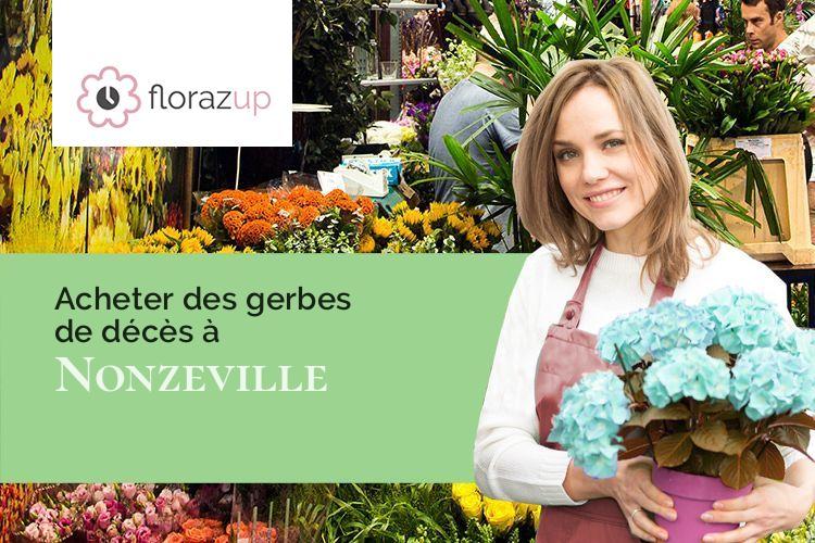 bouquets de fleurs pour un décès à Nonzeville (Vosges/88600)
