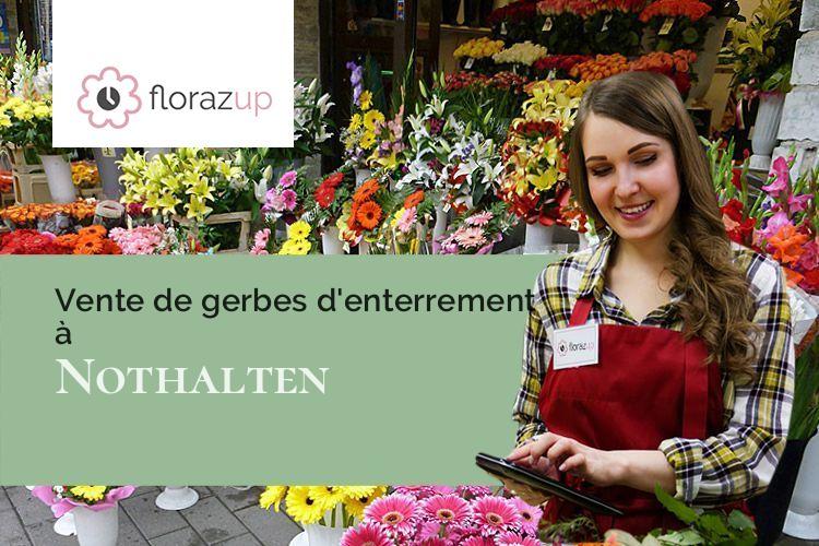 compositions florales pour une crémation à Nothalten (Bas-Rhin/67680)