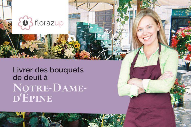 créations florales pour des funérailles à Notre-Dame-d'Épine (Eure/27800)