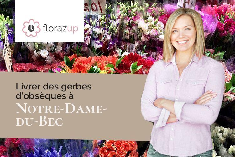 créations de fleurs pour un deuil à Notre-Dame-du-Bec (Seine-Maritime/76133)