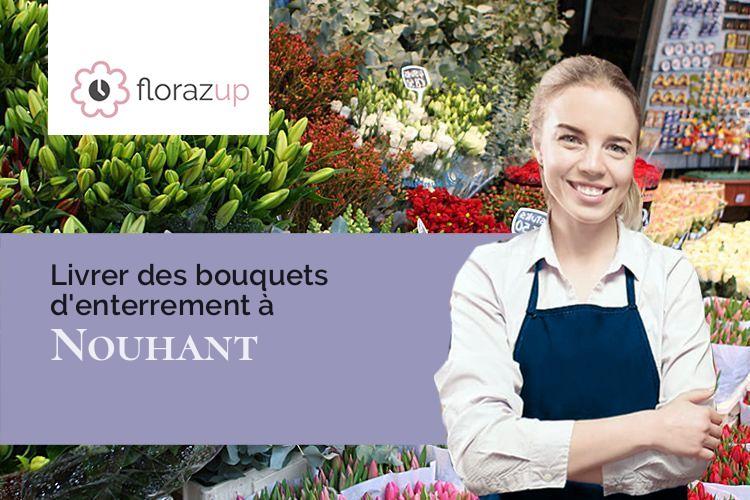 gerbes de fleurs pour des obsèques à Nouhant (Creuse/23170)