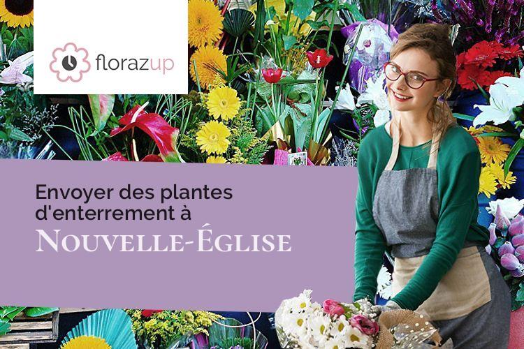 compositions de fleurs pour une crémation à Nouvelle-Église (Pas-de-Calais/62370)