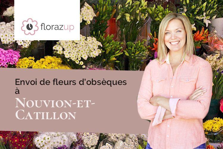 couronnes de fleurs pour un décès à Nouvion-et-Catillon (Aisne/02270)