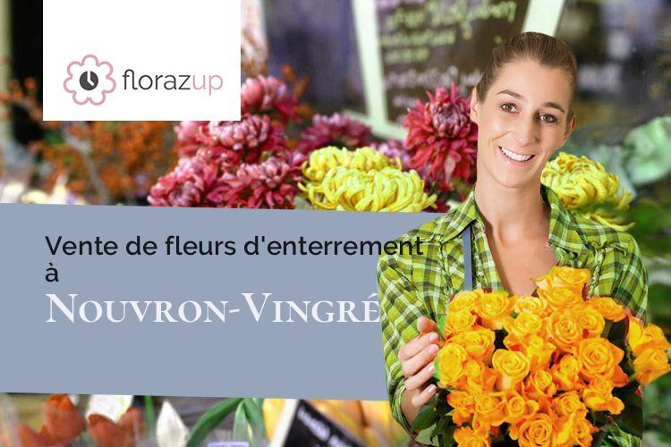couronnes de fleurs pour une crémation à Nouvron-Vingré (Aisne/02290)