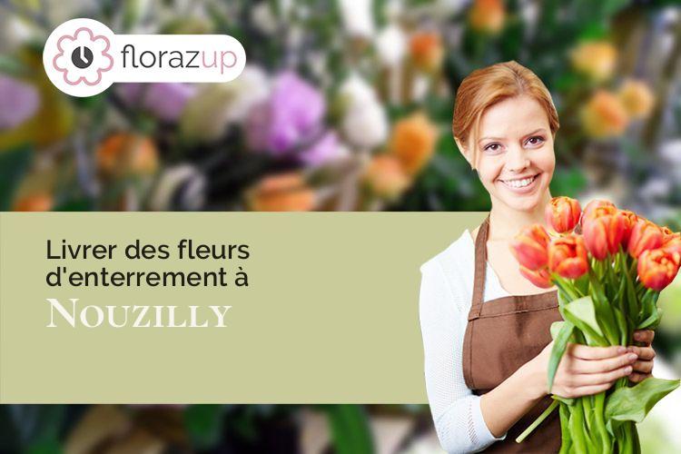 bouquets de fleurs pour des obsèques à Nouzilly (Indre-et-Loire/37380)