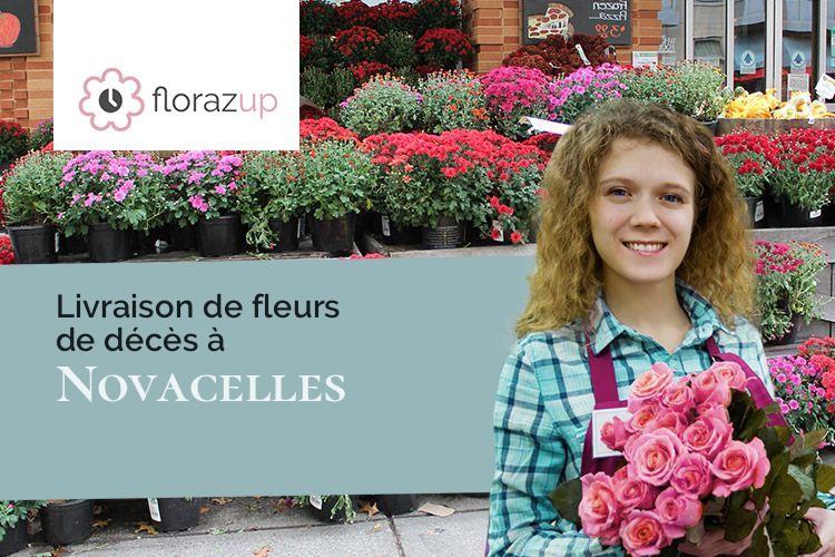 compositions florales pour un deuil à Novacelles (Puy-de-Dôme/63220)
