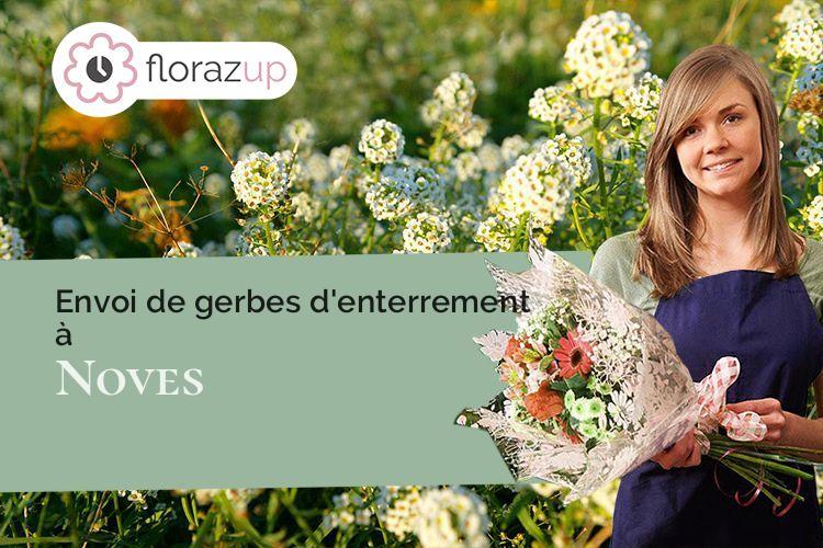 fleurs deuil pour un enterrement à Noves (Bouches-du-Rhône/13550)