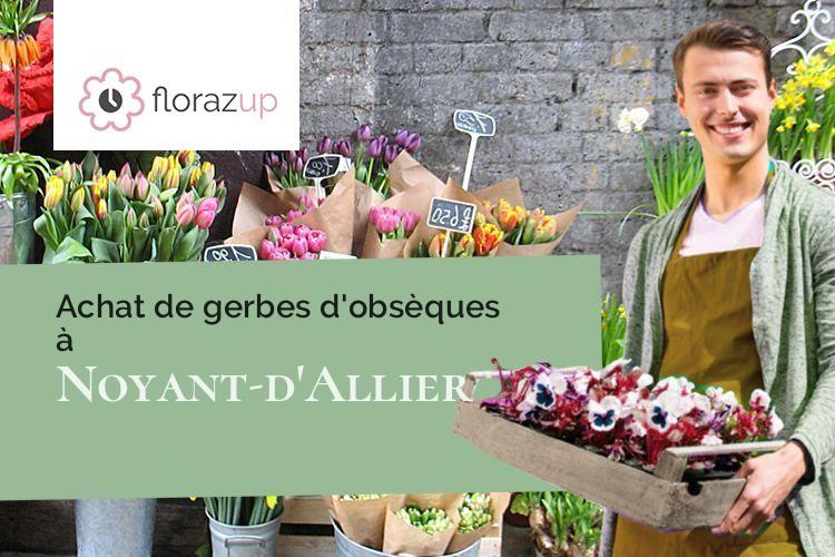 plantes pour un enterrement à Noyant-d'Allier (Allier/03210)