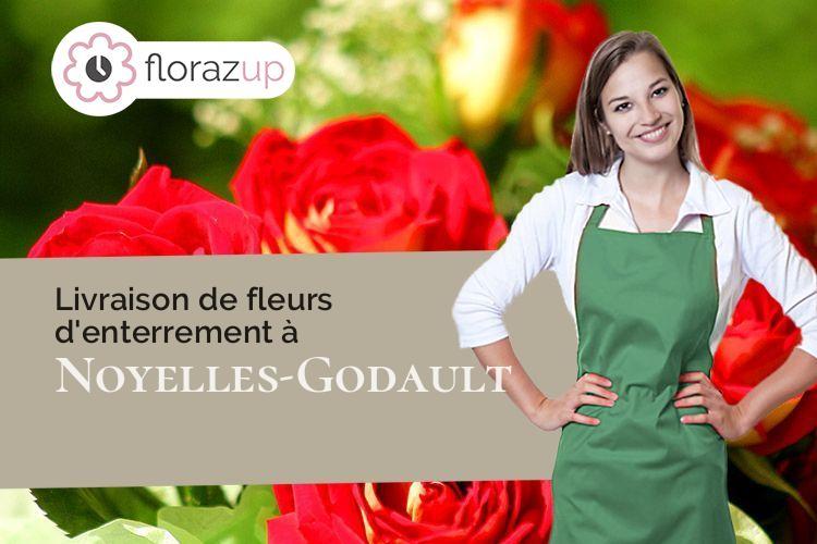 créations florales pour un enterrement à Noyelles-Godault (Pas-de-Calais/62950)