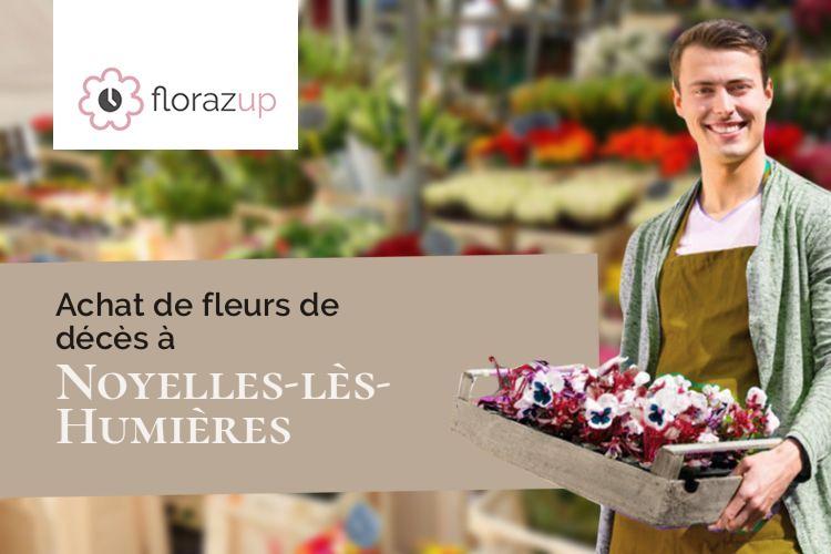 créations de fleurs pour un décès à Noyelles-lès-Humières (Pas-de-Calais/62770)