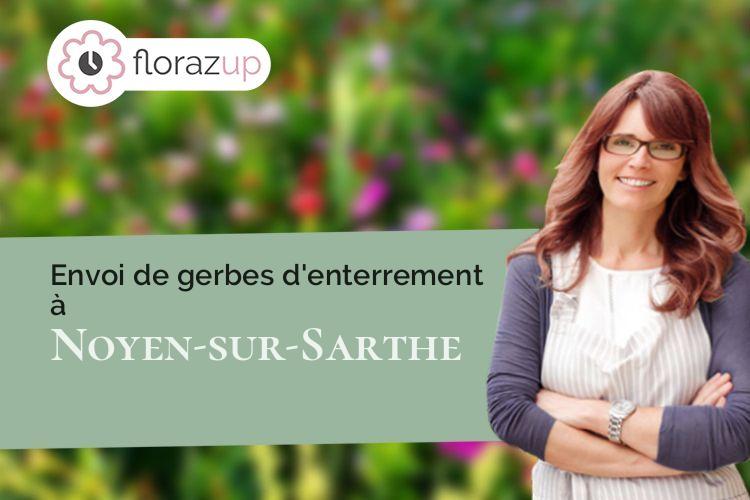 compositions florales pour des funérailles à Noyen-sur-Sarthe (Sarthe/72430)