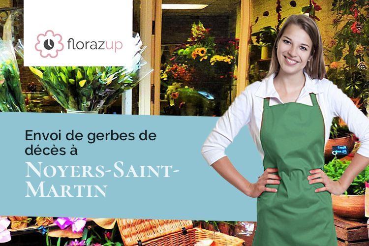 bouquets de fleurs pour une crémation à Noyers-Saint-Martin (Oise/60480)