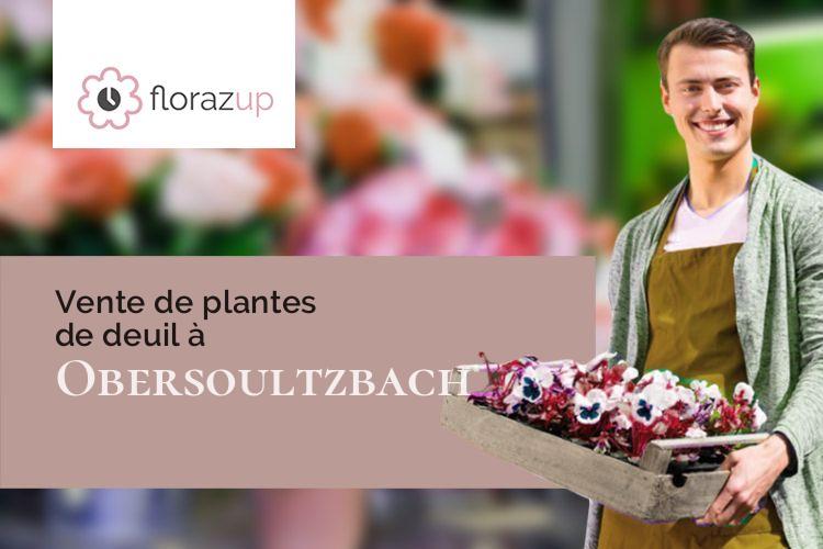 bouquets de fleurs pour des obsèques à Obersoultzbach (Bas-Rhin/67330)