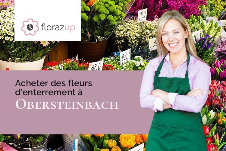 coupes de fleurs pour un décès à Obersteinbach (Bas-Rhin/67510)