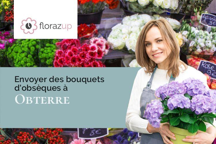 fleurs deuil pour des funérailles à Obterre (Indre/36290)