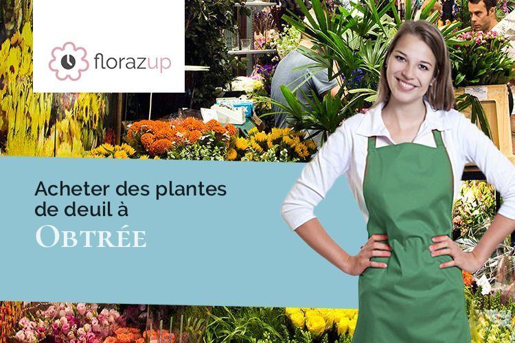 couronnes de fleurs pour des obsèques à Obtrée (Côte-d'Or/21400)
