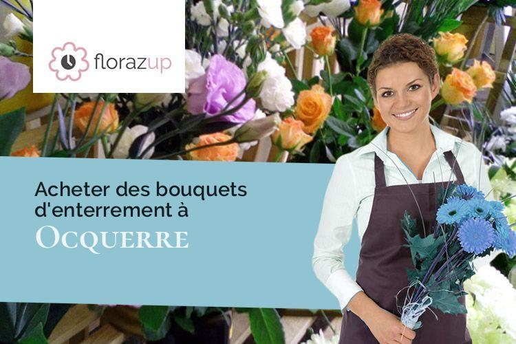 créations florales pour des funérailles à Ocquerre (Seine-et-Marne/77440)