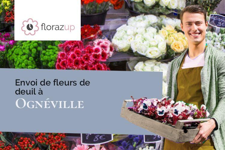 compositions florales pour des funérailles à Ognéville (Meurthe-et-Moselle/54330)