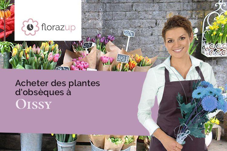 couronnes de fleurs pour une crémation à Oissy (Somme/80540)