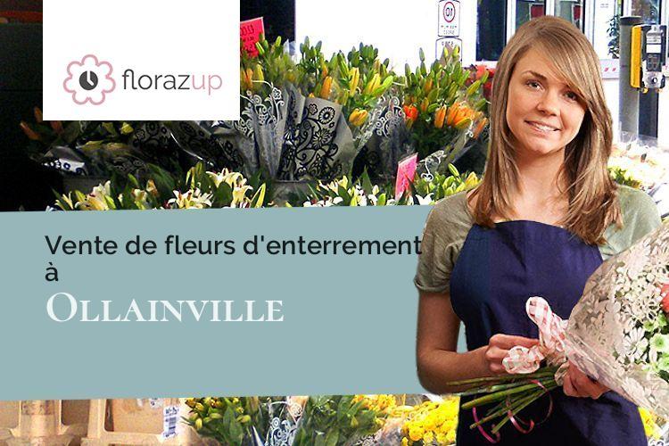 coupes de fleurs pour des obsèques à Ollainville (Vosges/88170)