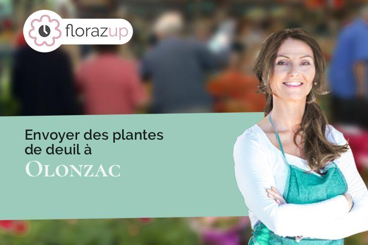 couronnes florales pour des obsèques à Olonzac (Hérault/34210)